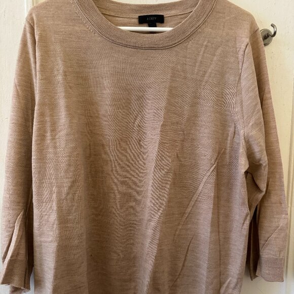 J Crew Tippi Crewneck sweater in Merino, XXL in Caramel (Beige) - Picture 2 of 3